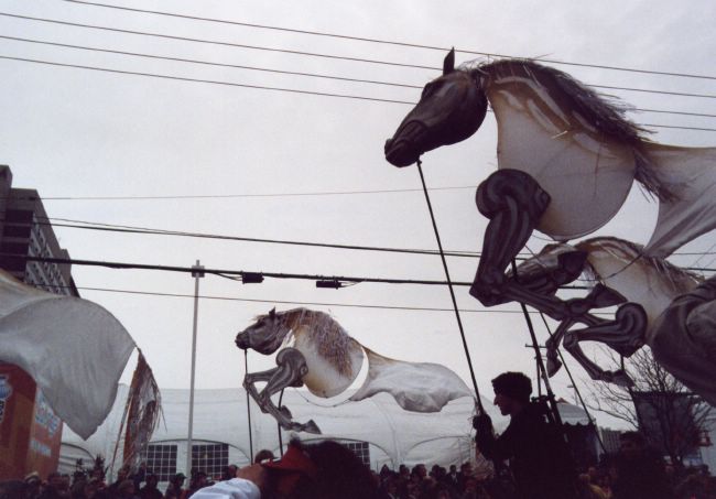 Parade (of the puppets used in the opening cermonies)